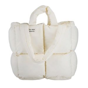 My Mum Made it - PUFFER TOTE BAG - CREAM